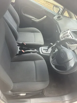 Ford Fiesta White Sedan 2015