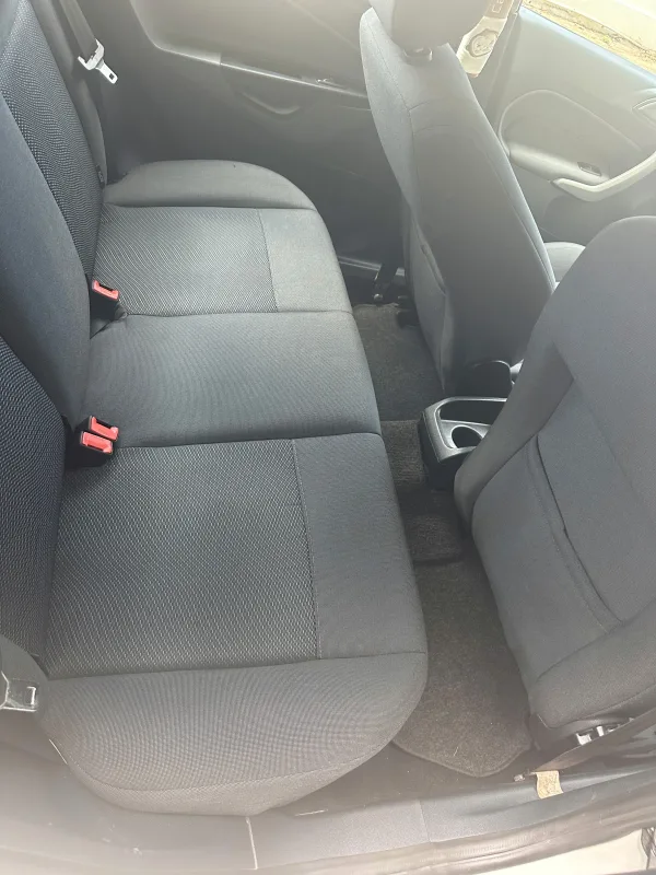 Ford Fiesta White Sedan 2015